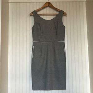 The Limited size 6 Black and white sheath tailored dress.